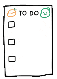 To Do Paper Sticker by GONRYON._.O