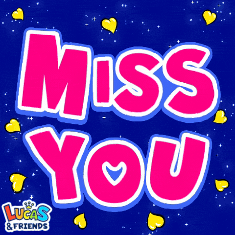 Missing Miss You GIF by Lucas and Friends by RV AppStudios