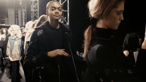 here i am GIF by NYFW: The Shows