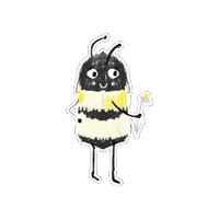 victoriamellifera bee victoriamellifera včela ščela Sticker