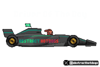 Star Driver Racing Sticker by HotDogs