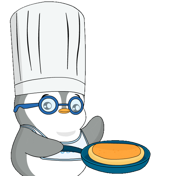 Hungry Breakfast Sticker by Pudgy Penguins
