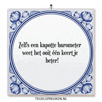 Wijsheid Reflectie GIF by Tegelspreuken.nl