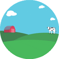 Cow Sticker by HydroJug