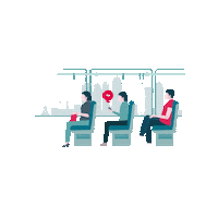 Travel Metro Sticker by Sila Qatar