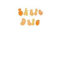 Roller Skating Skate Date Sticker