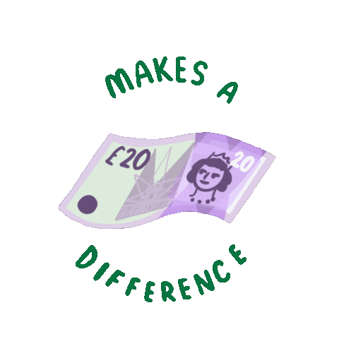 waterloofoodbank giphyupload 20 makes a difference Sticker