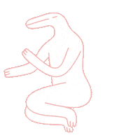 Bird Sleep Sticker by Mirjam Debets