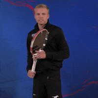 Mens Tennis GIF by SMU Mustangs