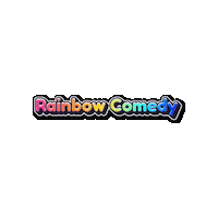 Rainbow Sticker by The Wall Comedy