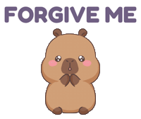 Sad Forgive Me Sticker