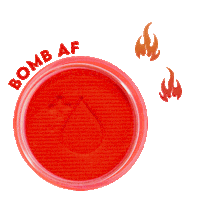 Fire Uv Sticker by SUVA Beauty