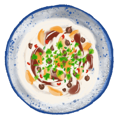 Paintedplaces fun food yay yum Sticker
