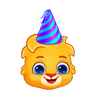Celebrate Happy Birthday Sticker by Lucas and Friends by RV AppStudios
