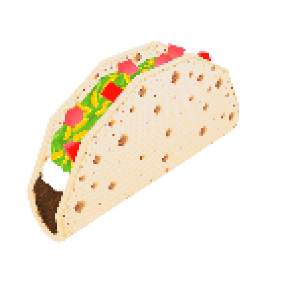 VanDammaged giphyupload 3d taco bell mexican food Sticker