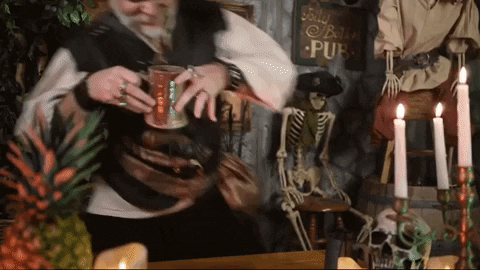 piratesparley drink beer pirate pirates GIF
