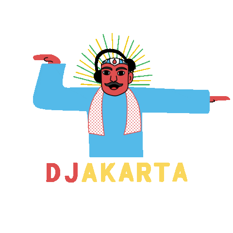 kota tua jakarta Sticker by Percolate Galactic