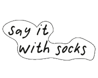 Text Socks Sticker by Solemith