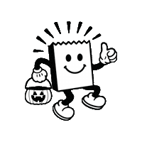 Halloween Candy Sticker by Hamilton Day