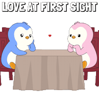 I Love You Penguin Sticker by Pudgy Penguins