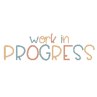 Work In Progress Design Sticker
