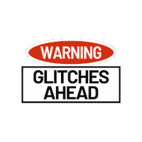 Warning Virtual Reality Sticker by Preneura