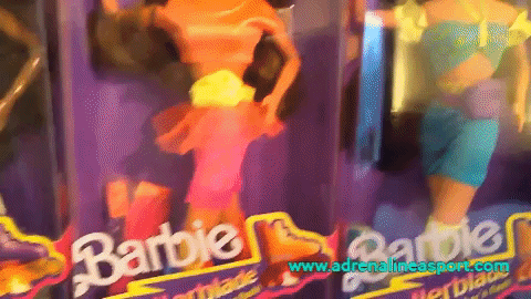 adrenalineasport #rollerblade #barbie GIF