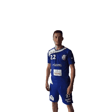 HandbalclubIzegem giphyupload handball bluewhitedynamite handbalclubizegem Sticker