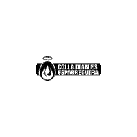 diablesesparreguera diables esparreguera la llagastada esparreguera colla diables Sticker