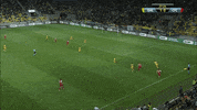 Goal Volley GIF by Cliftonville Football Club