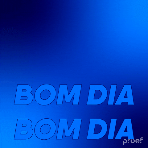 Proef design good morning motion bom dia GIF