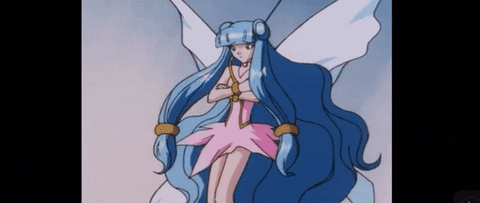 wildestmoon anime fairy vintage anime blue fairy GIF