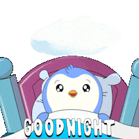 Good Night Dreaming Sticker by Pudgy Penguins