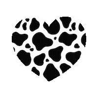 Cow Print Sticker by Rosedog