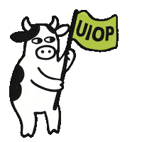 Uiop Sticker by United Islands of Prague