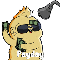 Make It Rain Money Sticker by Fugz Official