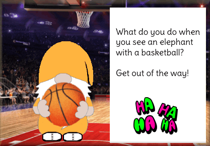 Basketball Gnome GIF