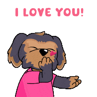 I Love You Smile Sticker by BoDoggos