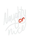 Naughty Or Nice Christmas Sticker by Elf Made Easy