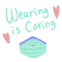 Mask Health Sticker by curly_mads