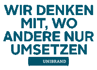 UNIBRAND munich werbeagentur unibrand advertisementagency Sticker