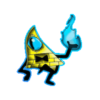 LucasAlbertiArt fire magic gravityfallls Sticker