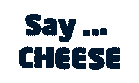 Say Cheese Sticker by von Mende Marketing