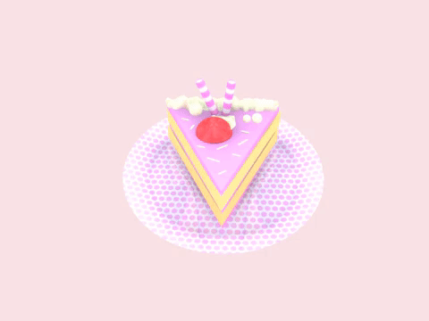 pink cake GIF by eve hernandez