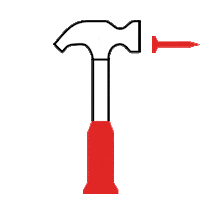 Hammer Time Construction Sticker by Fanshawe College