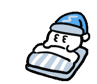 cankingsketch 早安 晚安 睡覺 累 Sticker