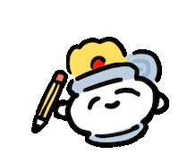 cankingsketch 微笑 鉛筆 canking 畫畫 Sticker