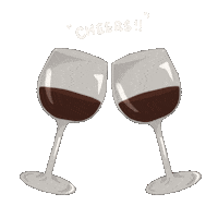Cheers Wine Sticker