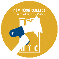nycgreece college university study student Sticker
