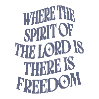 Freedom Christian Sticker by Elevated Faith